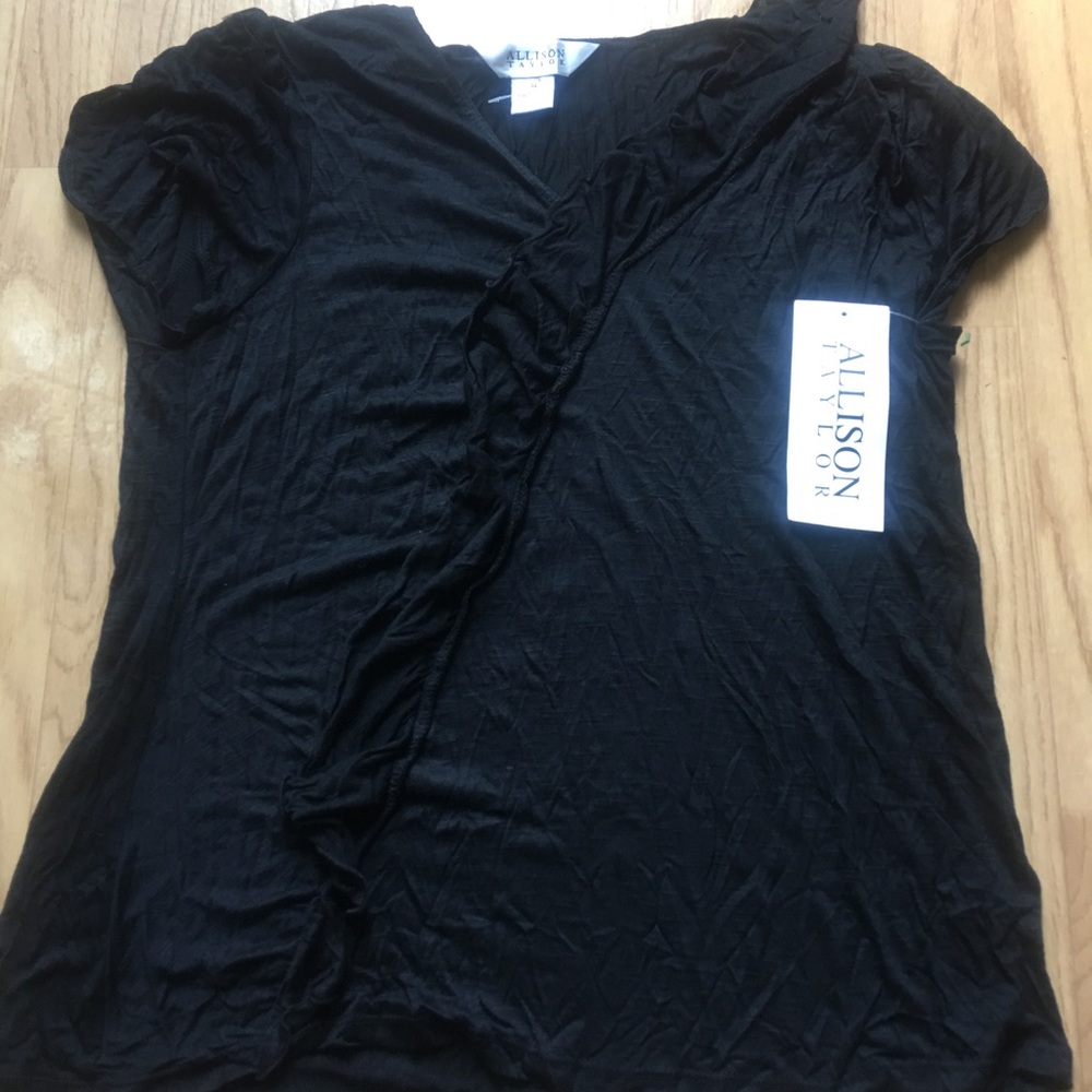 Allison Taylor black blouse